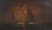 moonlit seascape, Charles S. Dorion